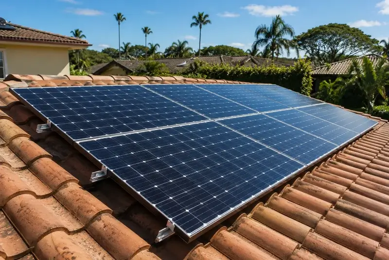 Installation de panneaux solaires à Lacoste